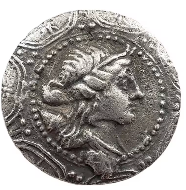 Ancient Greek Goddess Coin